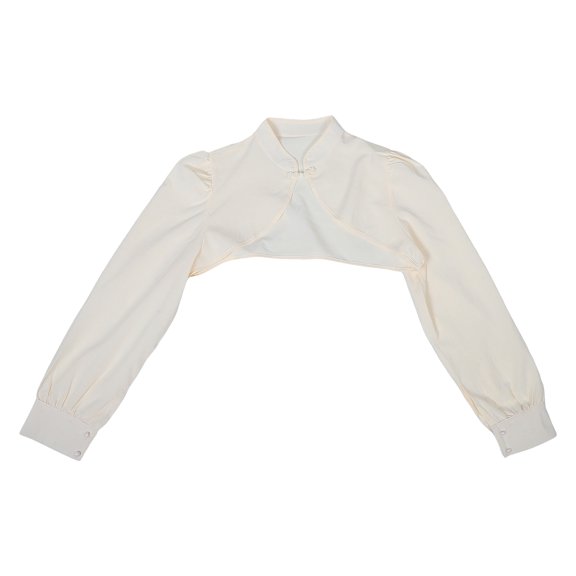 Luxshiny Multi Chiffon Women's Detachable Fake Shirt Collar for Versatile Elegance with Long Sleeves