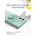 thumbnail image 5 of Kickstand Case Compatible with iPhone 12 Mini, Soft Silicone Protective Case Cover with 360°Rotatable Ring Holder (Green, iPhone 12 Mini), 5 of 14