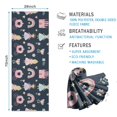 thumbnail image 2 of Dark Blue Princess Castle Pattern Hot Yoga Mat Towel Non Slip for Hot Yoga - Quick-Drying Yoga Mat Cover with 4 Corner Pockets with Travel Bag - Hot Yoga Towel Non Slip 74"x26", 2 of 6