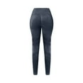 thumbnail image 4 of COMVALUE Women's High Waisted Leggings Seamless Workout Gym Yoga Pants Tummy Control Activewear (Black, S), 4 of 5