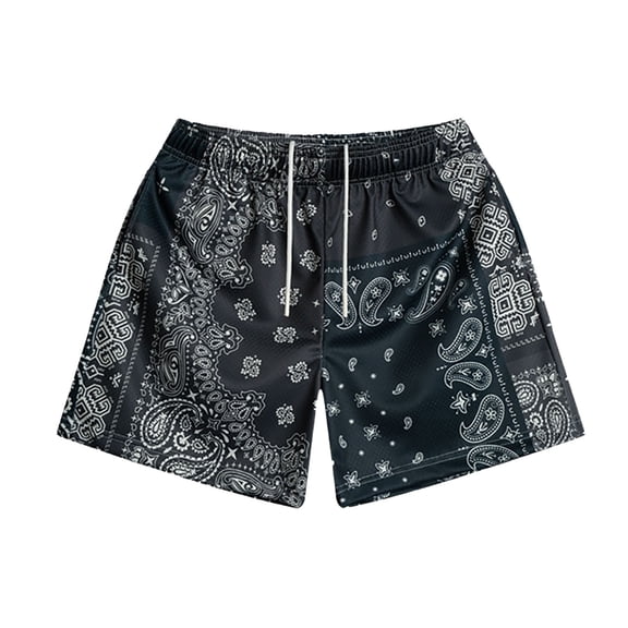 CONZONE Mens Basketball Shorts Elastic Waist Athletic Shorts for Men Casual Graphic Lightweight Loose Fit Workout Gym Shorts With Pockets