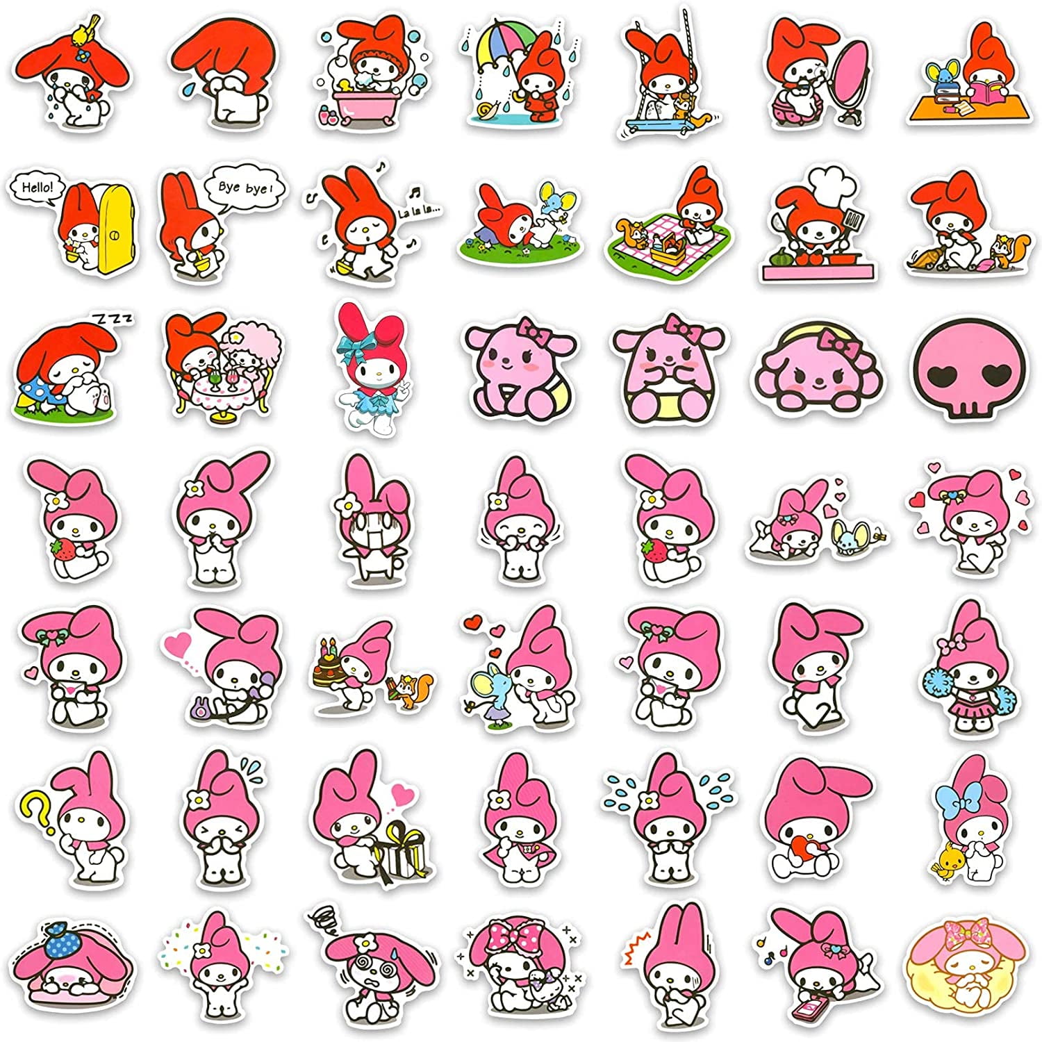 Sanrio Kuromi Cute Sticker - Sticker Mania