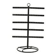 thumbnail image 4 of Exhibidor de pendientes desmontable de 5 niveles, estante de exhibición de joyas para vitrinas y Negro, 4 of 9