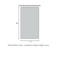 thumbnail image 5 of Premium Peva Frost Shower Curtain Liner With Magnets & Suction Cups - 70 X 71 In. Long, 5 of 5