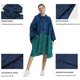 thumbnail image 4 of Poncho de lluvia con capucha de moda con chaqueta impermeable de bolsillo Estilo de cremallera para hombres/mujeres adultos esquí esquí Gafas de esquí, 4 of 5