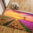 thumbnail image 4 of Tulip Rug, Sunrise Rug, Landscape Rugs, Office Rug, Front Door Rug, Bathroom Rug, Bath Rug, Gift For Him, Step Rug, Runner Rug, Soft Rug, 2'x3' - 60x90 cm, 4 of 7