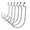 size 3-0, variant on 100pcs/Lot Fishing Soft Worm Hooks High Carbon Steel Wide Super Lock Fishhooks Lure Softjerk Hooks 8#-5/0 Fishing Tackle