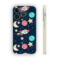 thumbnail image 1 of Fonction Fun meets : Uvre d'Art Ludique Mate Double Couche Colorée Argentée pour iPhone 15 Pro Max 14 13 12 Pro 11, 1 of 4