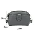 thumbnail image 2 of Fashion pu women's bag, casual multi-compartment practical small bag, shoulder crossbody packet-Grey, 2 of 5