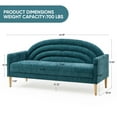 thumbnail image 2 of Upholstered Vibrant Rainbow Design, Premium Loveseat, Three-Seater Sofa, and Armchair for Stylish Living Space, 2 of 10