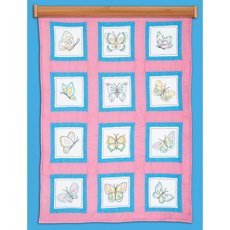 - Themed Stamped White Quilt Blocks 9
