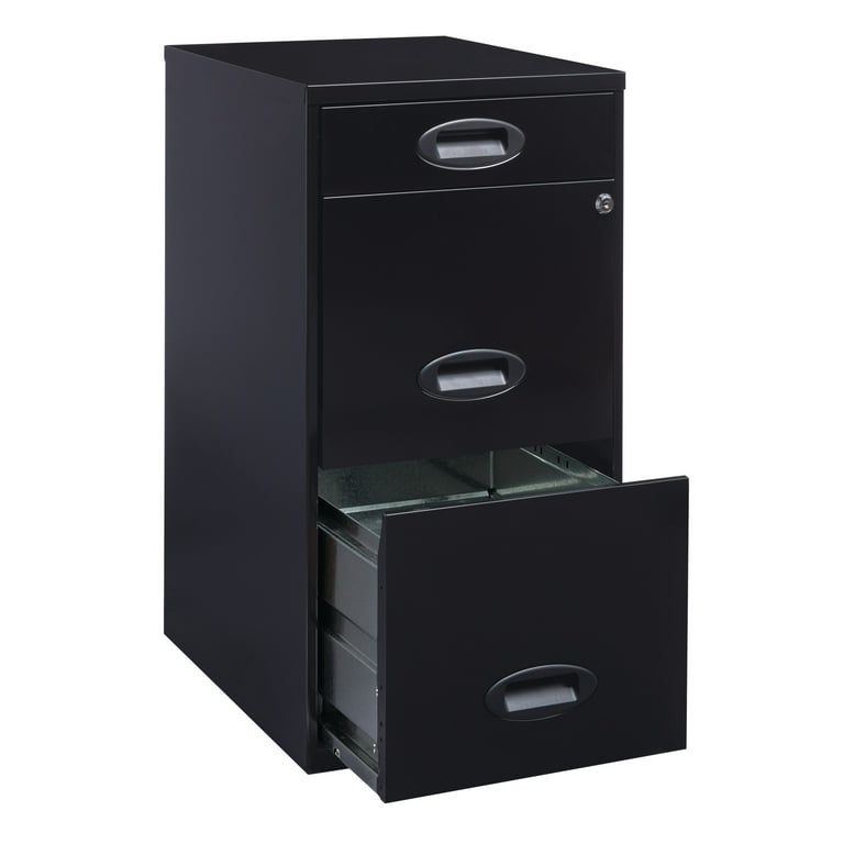 Space Solutions 3 Drawer Letter Width Vertical File Cabinet with
