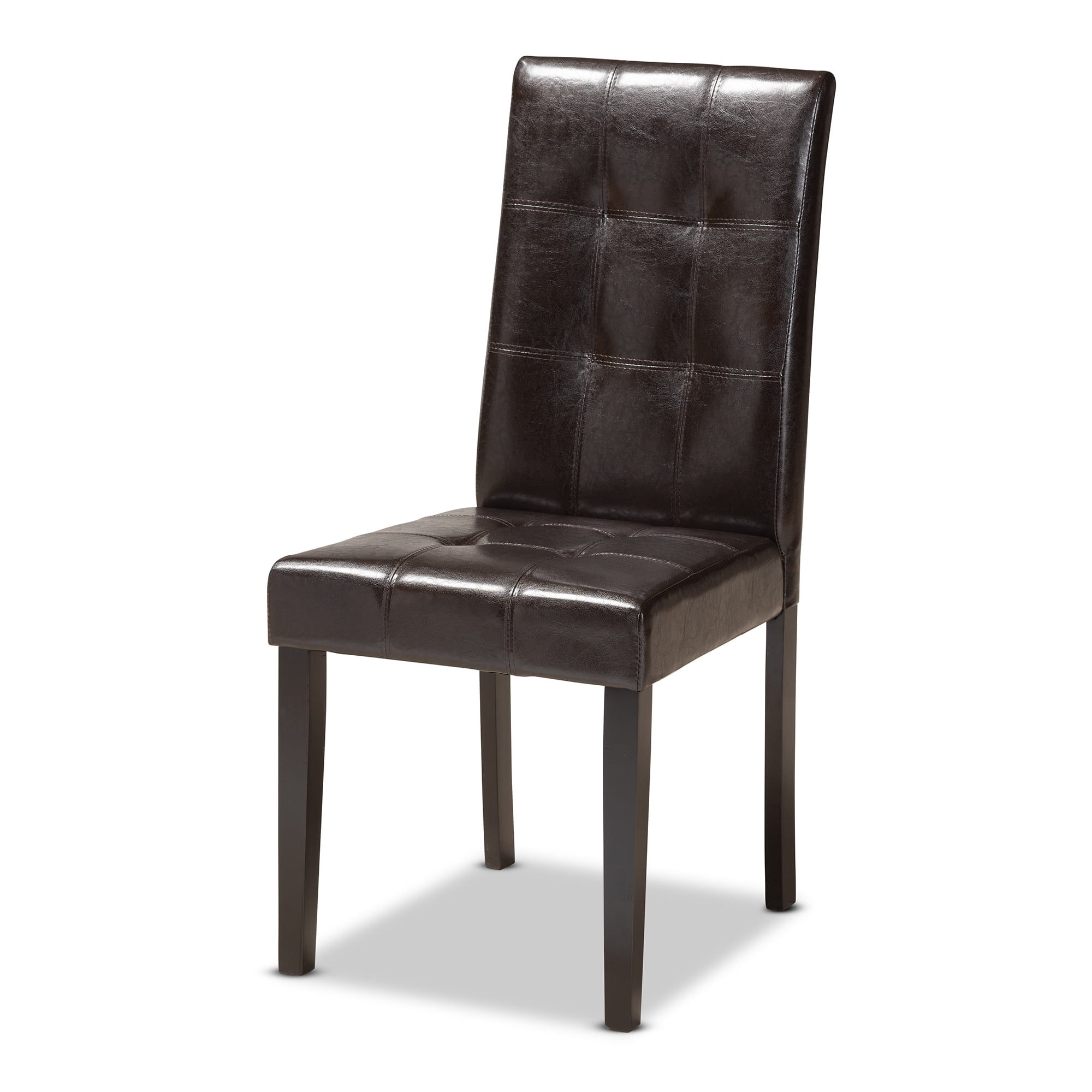 Baxton Studio Marie Modern Dining Set, Espresso Brown