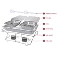 thumbnail image 6 of 30-Piece Chafing Dish Set with Gel Fuel – Catering Kit for Parties & Events, 6 of 6