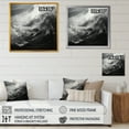 thumbnail image 4 of Designart "Stormy Waves In Black And White II" Ocean Floater Framed Canvas Art Print, 4 of 5