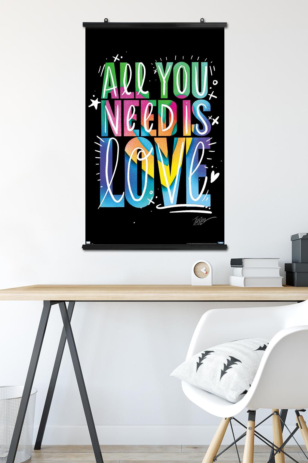 Jason Naylor - All You Need Is Love Wall Poster, 22.375" x 34"