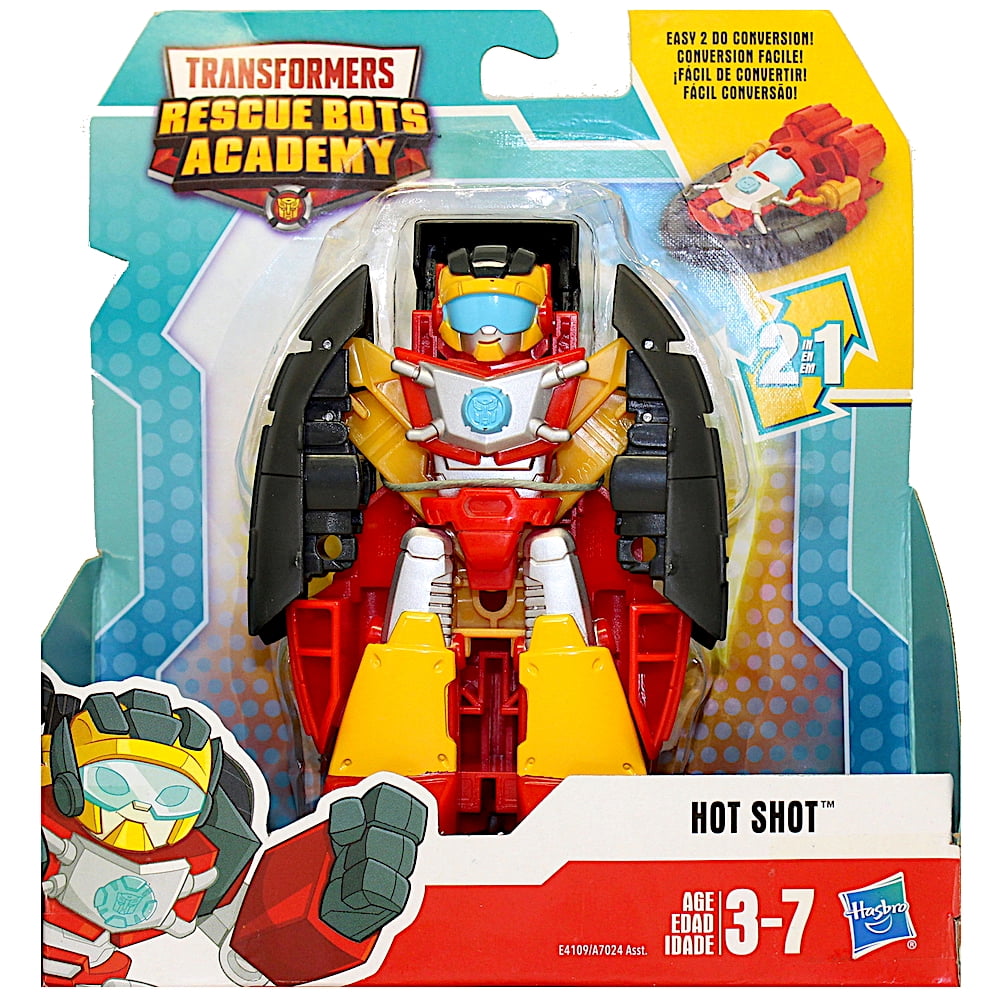 Hot Shot Transformers Rescue Bots Academy Robot to Hovercraft 4.5