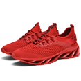 thumbnail image 2 of kamemir Mens Shoes Men's Walk Max (Red,7.5), 2 of 6