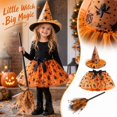 thumbnail image 2 of Women Halloween Costume Outfit With Tulle Skirt, Witch Hat And Coordinated Accessories For Costume Parties, Dance Events, Stage Performances, Photo Sessions, Parades And Dress Up Events, 2 of 8