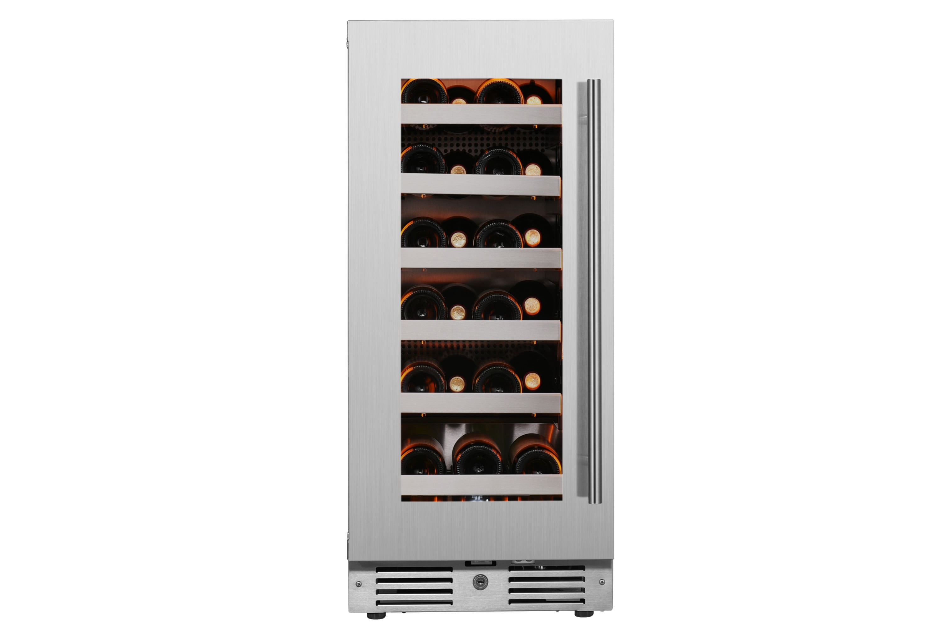 Landmark L3015ui1w-Lh 15" Wide 23 Bottle Capacity Single Zone Wine Cooler - Stainless