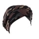 thumbnail image 1 of Minnieouse Pack de 3 estampados de moda turbante cómodo patrón europeo diademas estilo musulmán elasticidad accesorios para el cabello para Sombreros Camuflaje Verde, 1 of 6