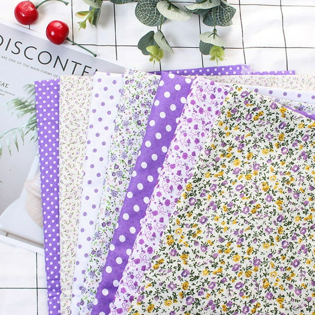 Ropa de cama de tela de algodón precortada, 7 piezas 25*25 cm Tela de algodón Tela de algodón Ropa de cama precortada Tela de algodón Respuesta rápida