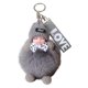 thumbnail image 2 of Llavero de peluche Juguete de peluche Accesorios creativos Decoración Moda Adorable Lindo Gris, 2 of 9