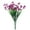 Purple, variant on Gustave 4 Bundles Artificial Flowers Fake Plants Faux UV Resistant Violets Flowers Plastic Shrubs Indoor Outdoor Decorations Garden Home Decor, Purple