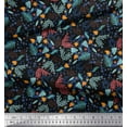 thumbnail image 2 of Soimoi Cotton Duck Fabric Leaves & Floral Artistic Print Fabric by Yard 42 Inch Wide, 2 of 3