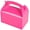 Hot Pink Treat Box, variant on 12-Pack Black Gable Treat Boxes, Goodies Favor Box for Kids Birthday, Candy Boxes Party Favors, Weddings Events, Baby Shower, 6.25" x 3.5" x 3.5" Inch