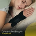 thumbnail image 2 of Carpal Tunnel Wrist Brace by BraceUP for Men and Women - Metal Wrist Splint for Hand and Wrist Support and Tendonitis Arthritis Pain Relief (L/XL, Left Hand), 2 of 5