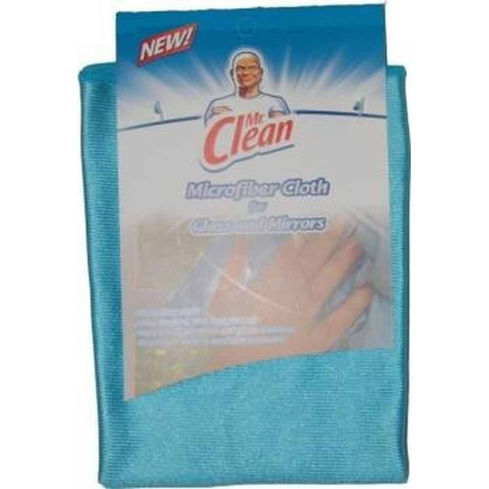 Mr. Clean Microfiber Cloth for Glass & Mirrors, 2PK
