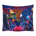 thumbnail image 1 of ZAXARRA Wall Tapestry Starry Sky Print Background Cloth Decorative Carpet, 1 of 7