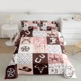 thumbnail image 2 of Homewish Vintage Western Cowboys Full Size Comforter Sets,Rustic Bull Skull Bedding Comforter Set,Country Farmhouse Lodge Bedding Sets For Boys Kids,Luxury Bedroom Decor Reversible,3 Pieces, 2 of 8