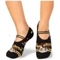 thumbnail image 1 of Harry Potter Chaussettes - Rayures Dorées - Chaussettes Antidérapantes, 1 of 1