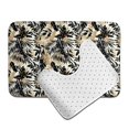 thumbnail image 6 of Xecao Black Palm Leaves 2-Piece Vintage Seamless Anti-Skid Mat Set, featuring a stylish pattern for a safe and elegant toilet rug experience, 6 of 6