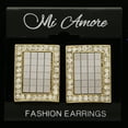 thumbnail image 4 of Mi Amore Mirror Post-Earrings Silver-Tone/Gold-Tone, 4 of 5
