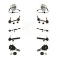 thumbnail image 1 of Transit Auto Kit de Roulement de Moyeu avant Rotule Inférieure, Tige de Liaison Intérieure Extérieure et Barre de Stabilisation (10 Pcs) pour Voiture Hummer H3 - Côté Gauche Droit (Conducteur Passager) K7T-108812, 1 of 11