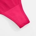 thumbnail image 5 of Ashirexll Thongs for Women, Silk Underwear for Women Solid Color Seamless No Show Stretch Thong Panties Red L, 5 of 8