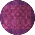 thumbnail image 1 of Ahgly Company Indoor Round Abstract Purple Contemporary Area Rugs, 8' Round, 1 of 4