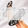 thumbnail image 3 of SuTry Women's Round Toe Mary Jane Flats Floral Embroidery Breathable Mesh Adjustable Buckle Strap Comfortable Cushioned School Office Daily Casual Walking Shoes(39), 3 of 9