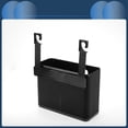 thumbnail image 6 of Unique Bargains Car Trash Can Hanging Front Rear Seats Faux Leather ABS Trash Bin Black 1 Pcs, 6 of 6