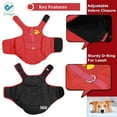 thumbnail image 5 of Deago Dog Jackets Winter Waterproof Reversible Doggie Coat With Pocket Warm Dog Vest For Small Medium Large Dogs, 5 of 9