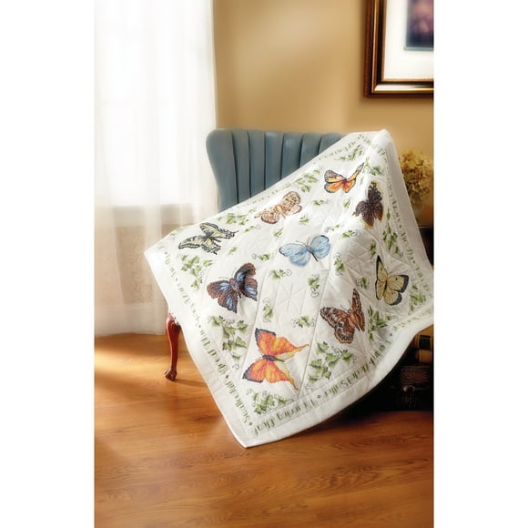 Stamped Embroidery Baby Quilt Kit