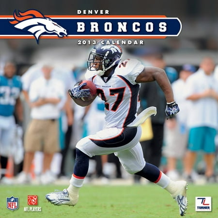 Turner Licensing 2013 12" x 12" Team Wall Calendar, Denver Broncos
