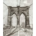 thumbnail image 2 of Harper, Ethan 12x14 Black Ornate Wood Framed with Double Matting Museum Art Print Titled - Bridge Crossing I, 2 of 4