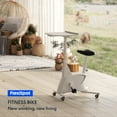 thumbnail image 4 of FlexiSpot Home Office 3-IN-1 Exercise Bike Under Desk Cycle Bike Chair With Desktop 350LBS Heavy Duty for Exercise at Home,White, 4 of 11