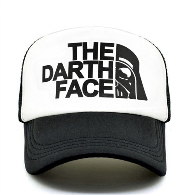 Gorra de béisbol Darths Faces Anime para niños de 56 a 58 cm, ajustable