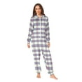 thumbnail image 4 of joogoo Vintage Checkered Unisex Adults Onesies Pajamas Jumpsuits L, 4 of 7