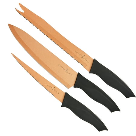 Copper Chef Cutlery Set, 3 Piece